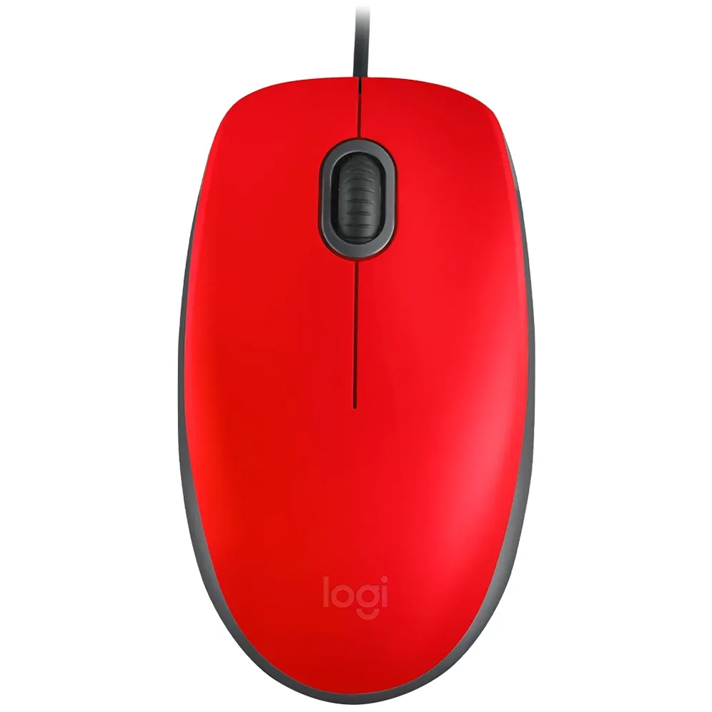 Mouse Logitech M110S Silent  910-006755 USB- Rojo