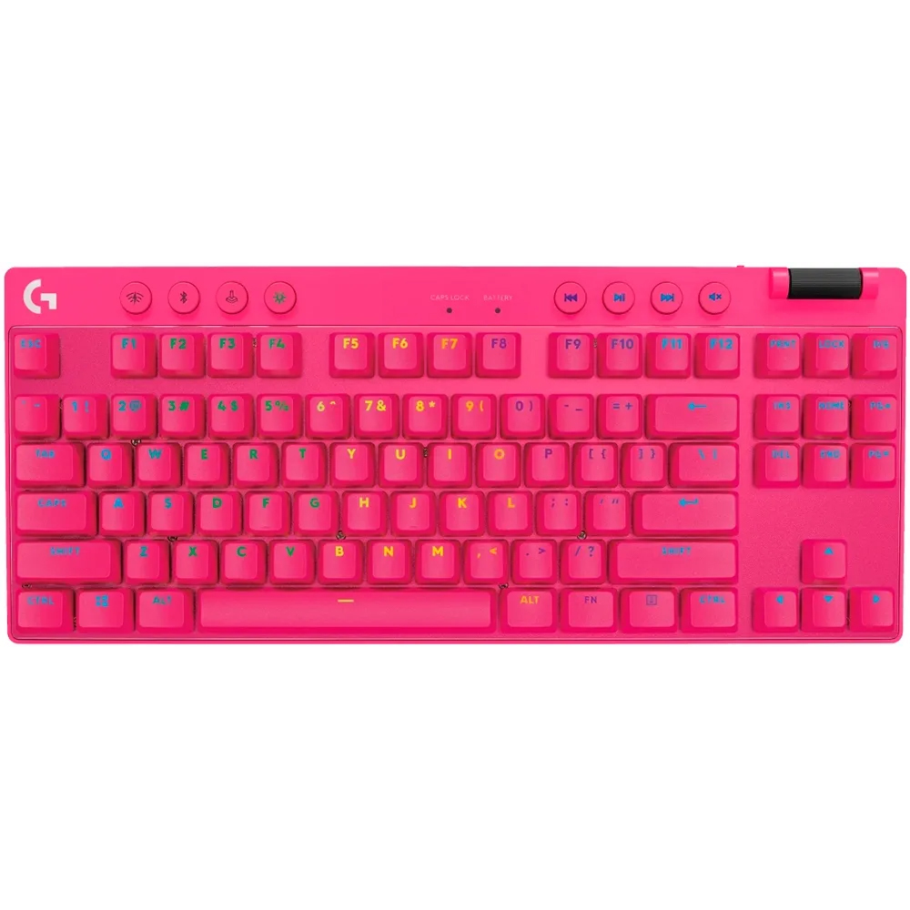 Teclado Logitech Pro X Tkl Tactile 920-012154 USB- Rosa C/Case