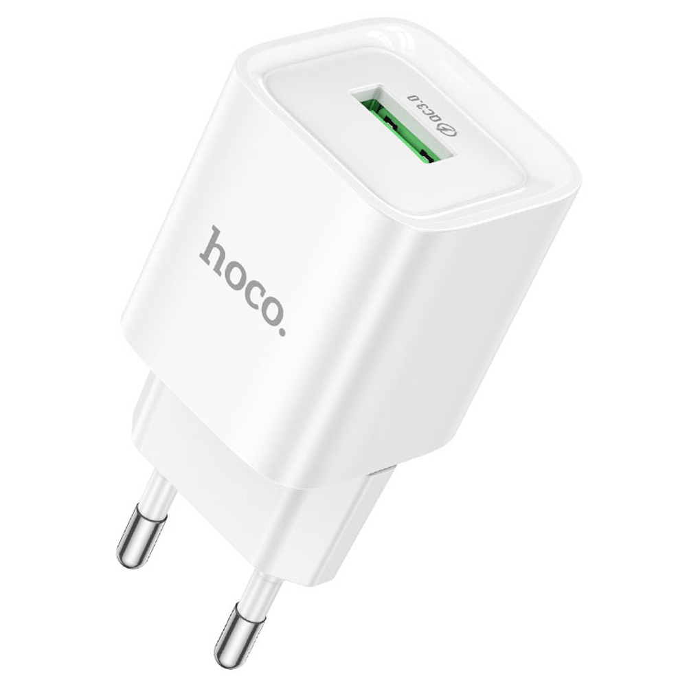 Cargador Hoco C145A QC30 USB Fuente - White