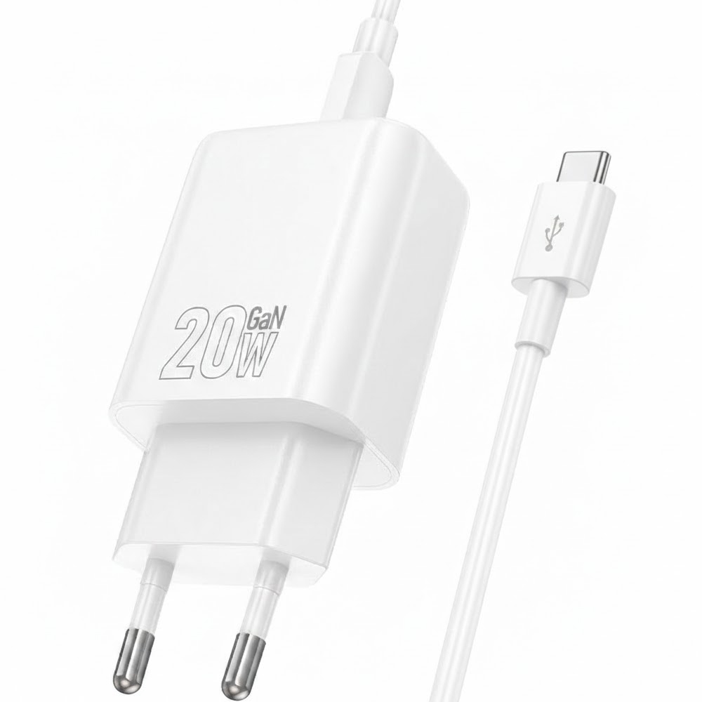 Cargador Hoco N60 20W USB-C - White