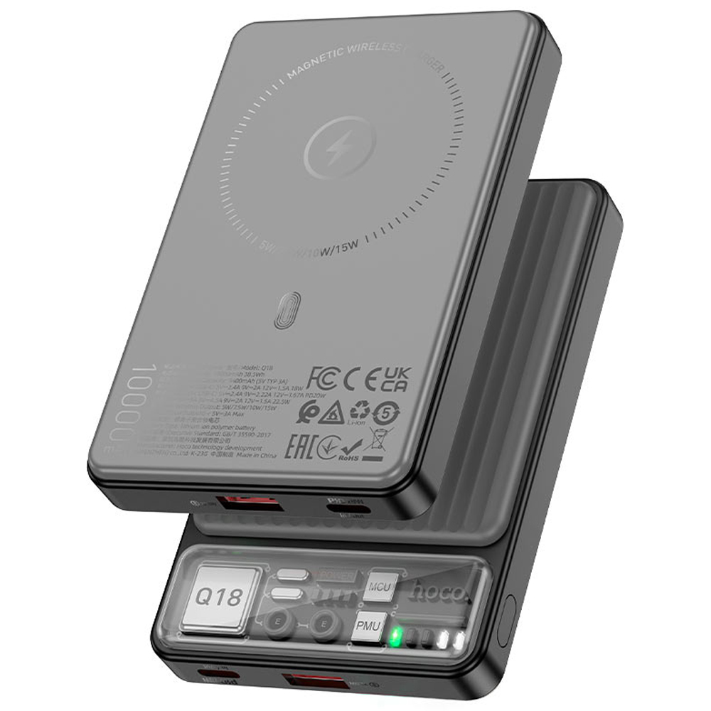 Cargador Portatil Hoco Q18 22.5W 10000mah - Black