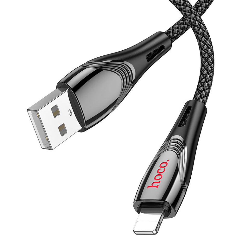 Cable Hoco U133 USB A LIGHTNING - Black