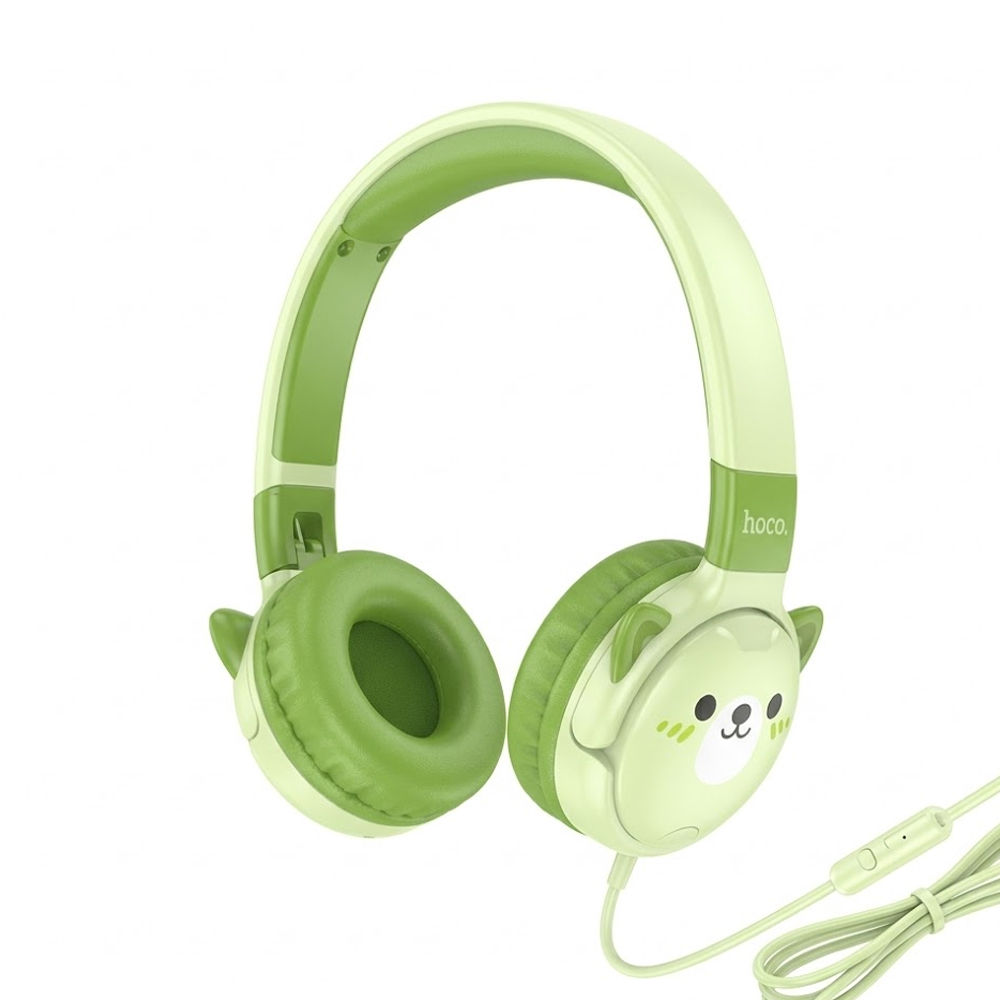 Auricular Hoco W61 Kids 3.5MM - Green