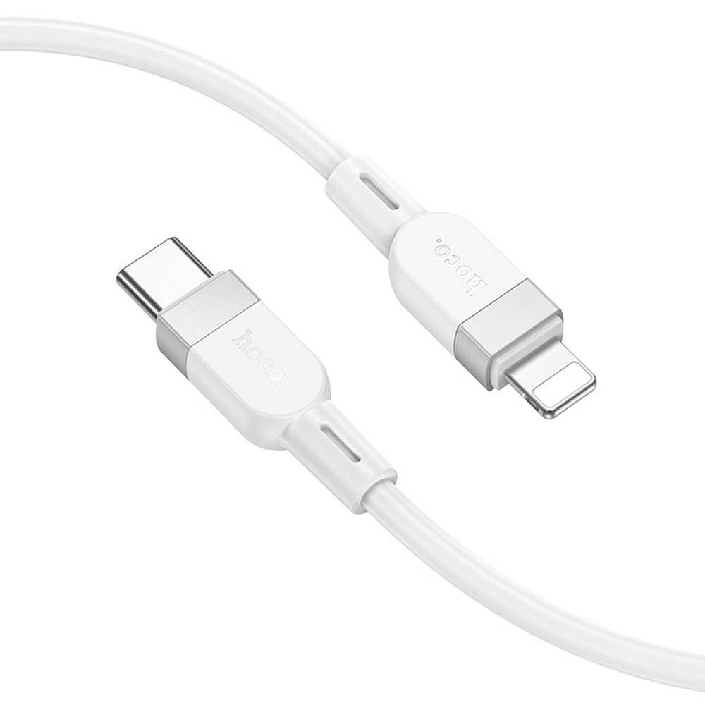 Cable Hoco X109 USB-C a Lightning - White