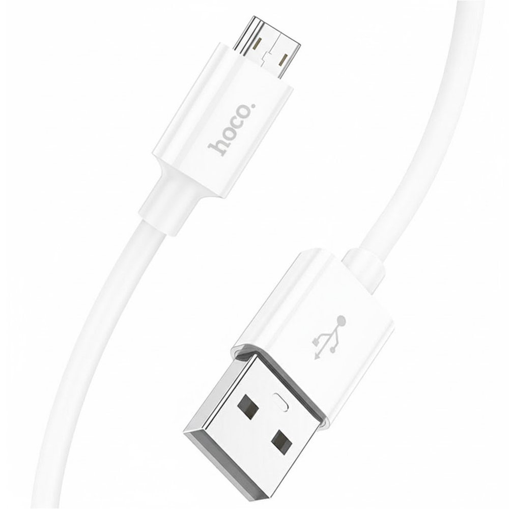 Cable Hoco X87 USB a Micro USB - White