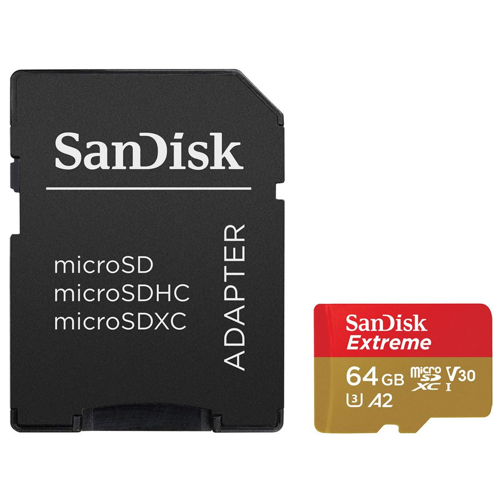 Memoria Micro SD Sandisk Extreme 64GB 170MB/S SDSQXAH-064G-GN6AA