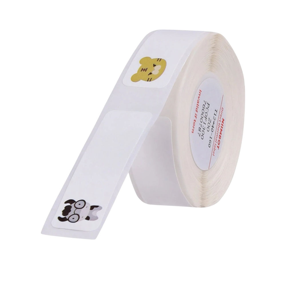 Etiqueta Térmica Niimbot D11 T12*40MM - 160 ZOO - Blanco