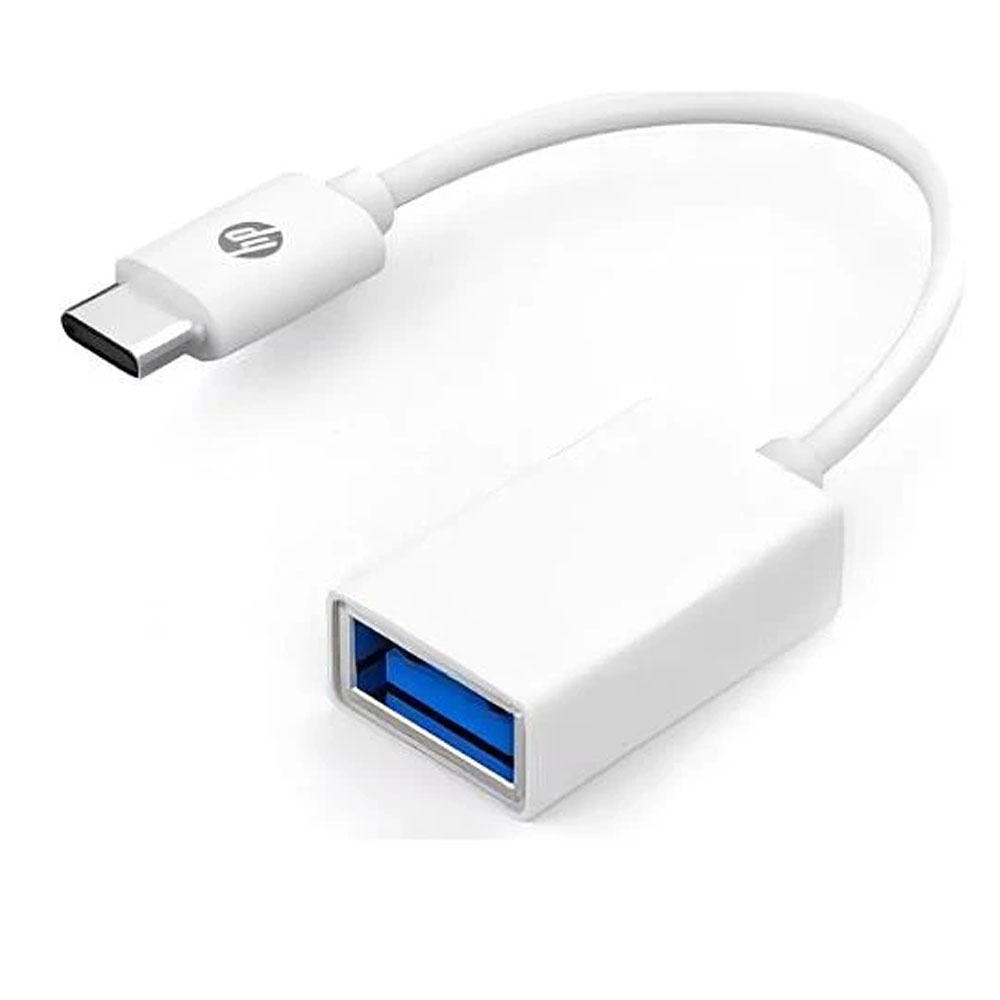 Adaptador USB-C HP DHC-TC105 0.15M Typo-C a OTG - Blanco