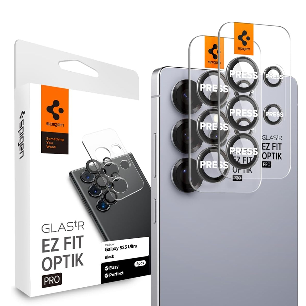 Protector De Camara Spigen Samsung S25 Ultra Glas Optik Pro AGL09081