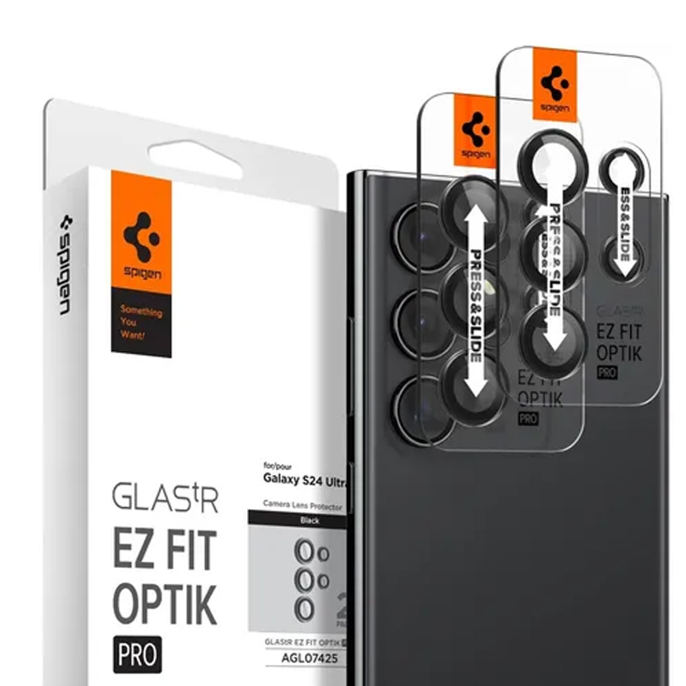 Protector De Camara Spigen Samsung S25+ Glas Optik Pro Black AGL09086