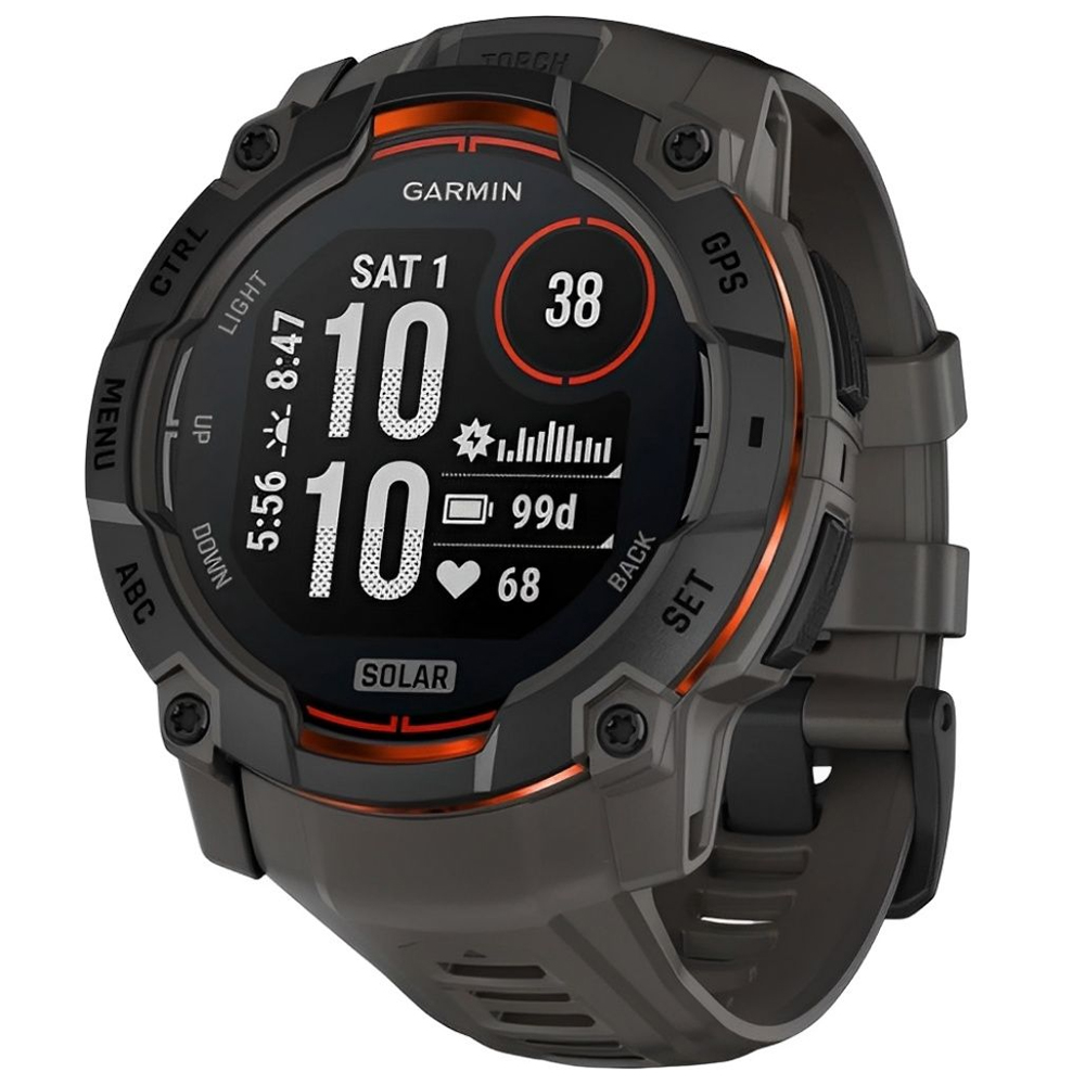 Reloj GPS Garmin Instinct 3 Solar 50MM 010-02935-00- Black