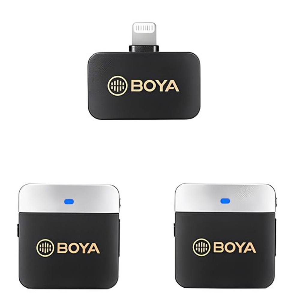 Microfono Boya BY-M1V6 Wireless iPhone (2TX+1RX)