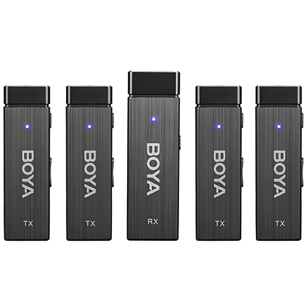 Micrófono Boya BY-W4 Wireless Cámara/USB-C (4TX+1RX)