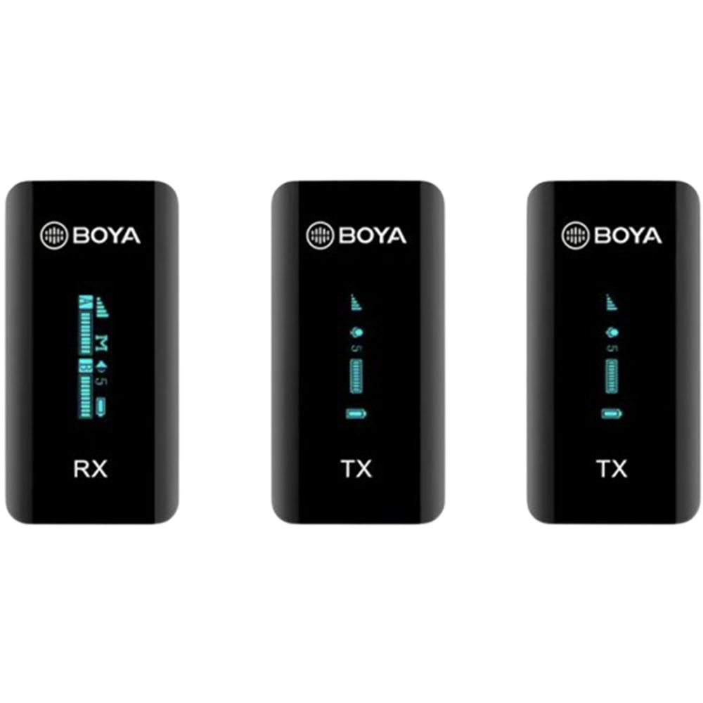 Microfono Boya BY-XM6-K2 Wireless (2XT+1RX) - Black