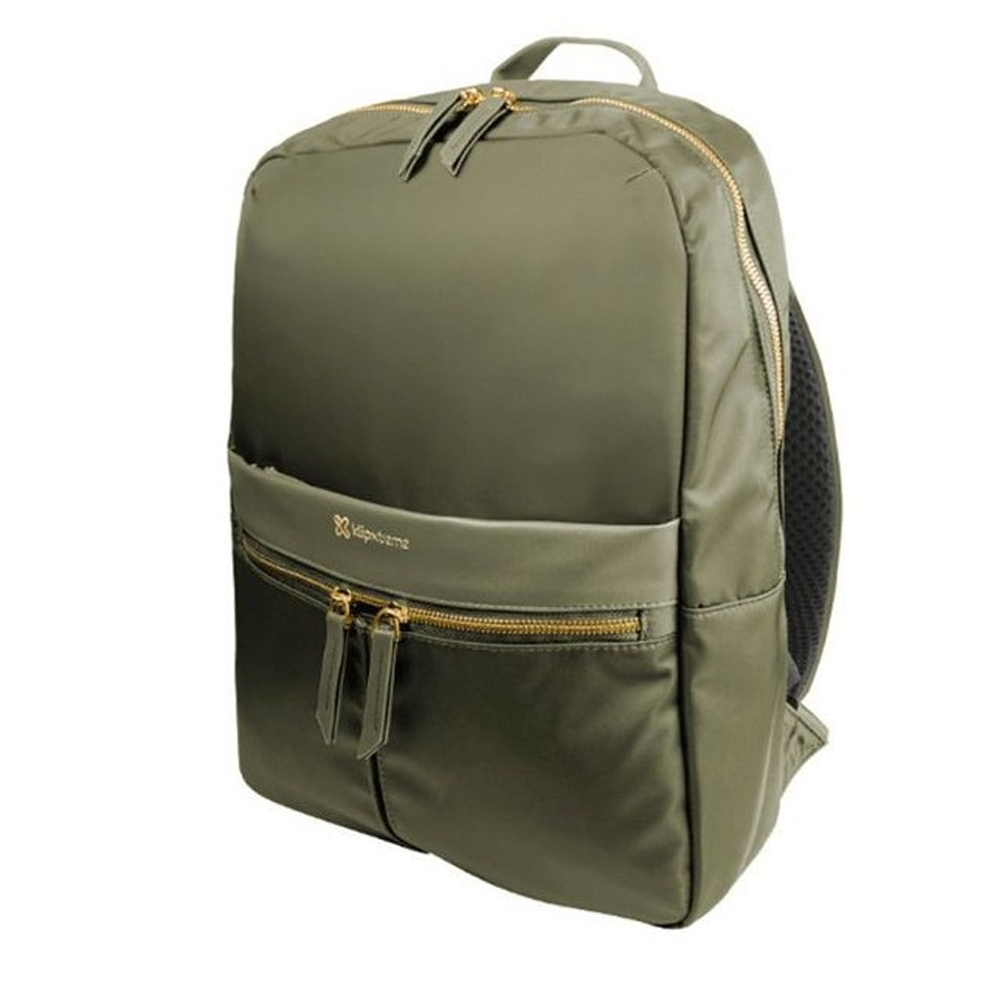 Mochila Klip KNB-467GN BARI 15.6"- Verde Oliva