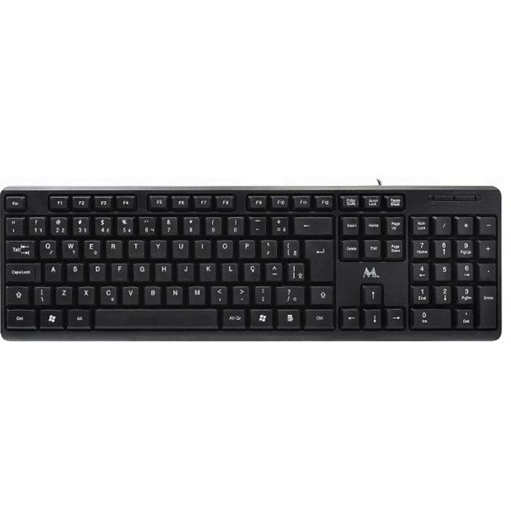 Teclado Mtek KB-8187 Portugues- Negro