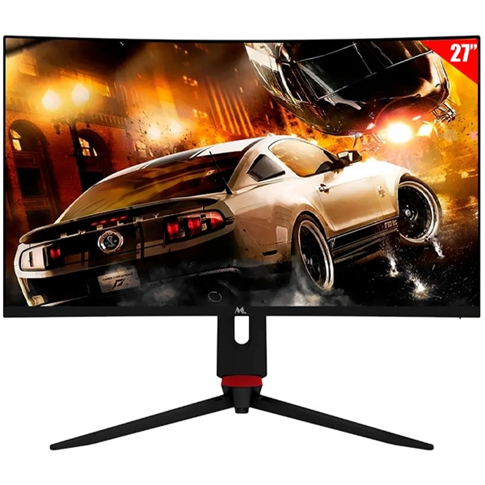 Monitor Gamer Mtek 27" M27SFV280C Curved HDR/HDMI/DP 280Hz - Negro