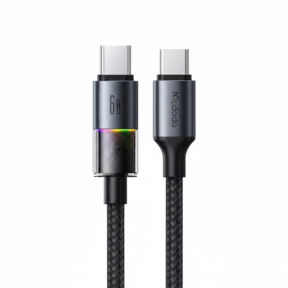 Cable Mcdodo CA-8180 6A USB-C a USB-C 1.2m - Black