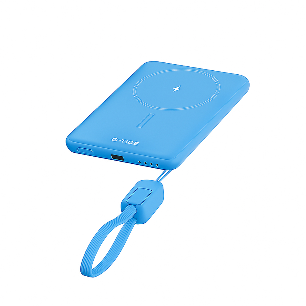 Cargador Portatil G-Tide Slim 01 5000MAH- Blue