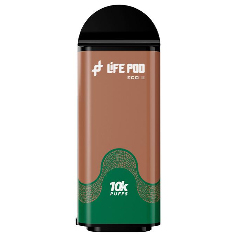 Vaper Desechable Life Pod Eco 2 Cartridge 10000 Puffs 5% Nicotina - Cappuccino (Cartucho)