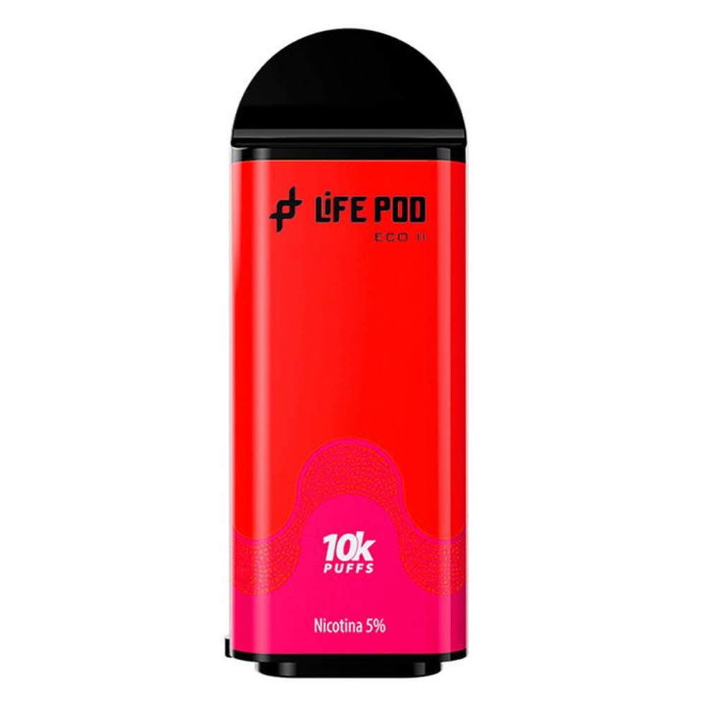 Vaper Desechable Life Pod Eco 2 Cartridge 10000 Puffs 5% Nicotina - Watermelon Bubblegum (Cartucho)