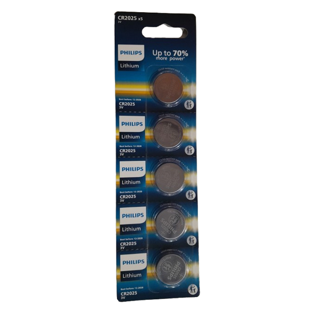 Pila Philips CR2016P5B/17 LITIO 2016 240MAH 5PCS- Blue