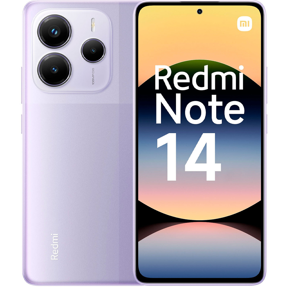 Smartphone Xiaomi Redmi Note 14 DS LTE 6/128GB 6.67" 108+2+2/20MP A14 33W - Purple