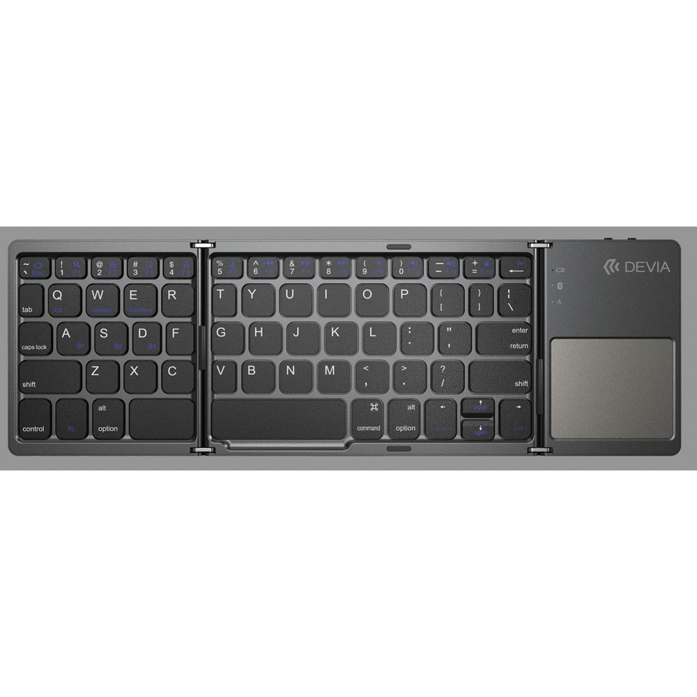 Teclado Devia Inalambrico Plegable Ventavell - Gray
