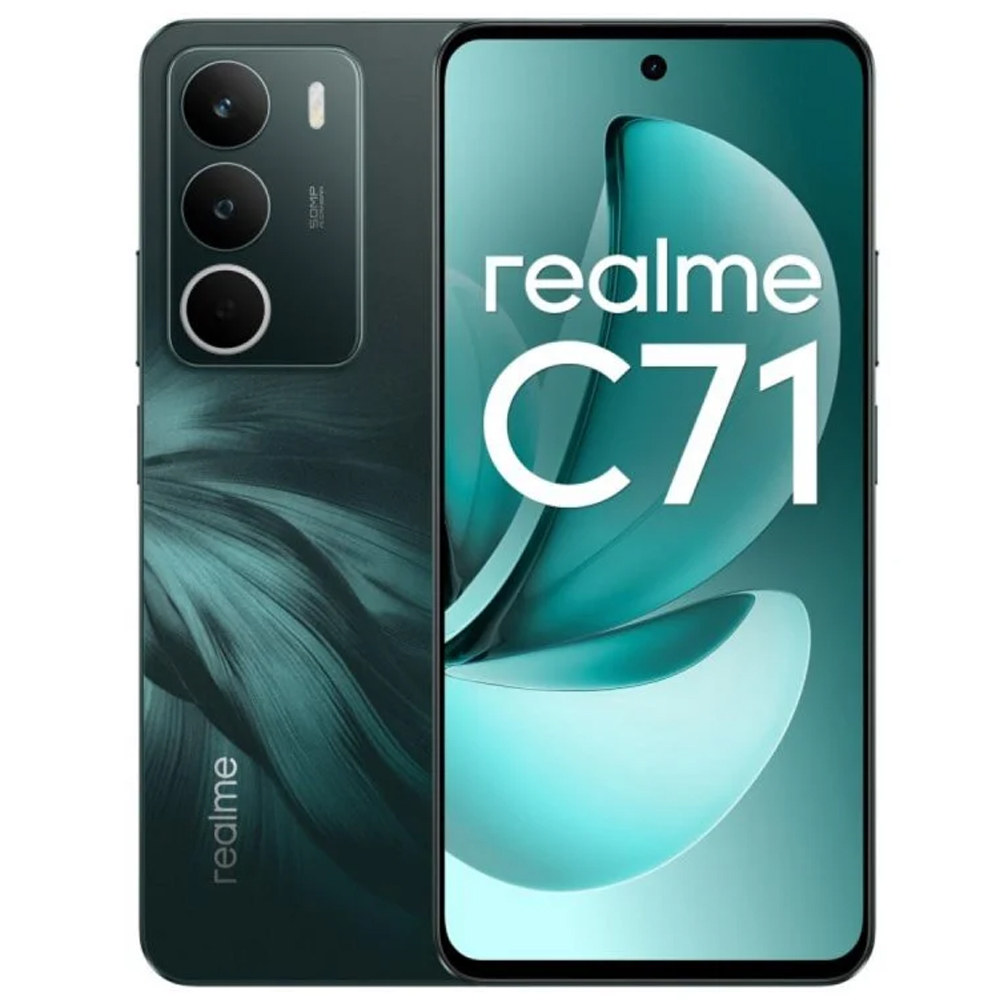 Smartphone Realme C71 RMX5303 6.67" DS LTE NFC 8/256GB 50/5Mp 45W - Forest Owl (BR)