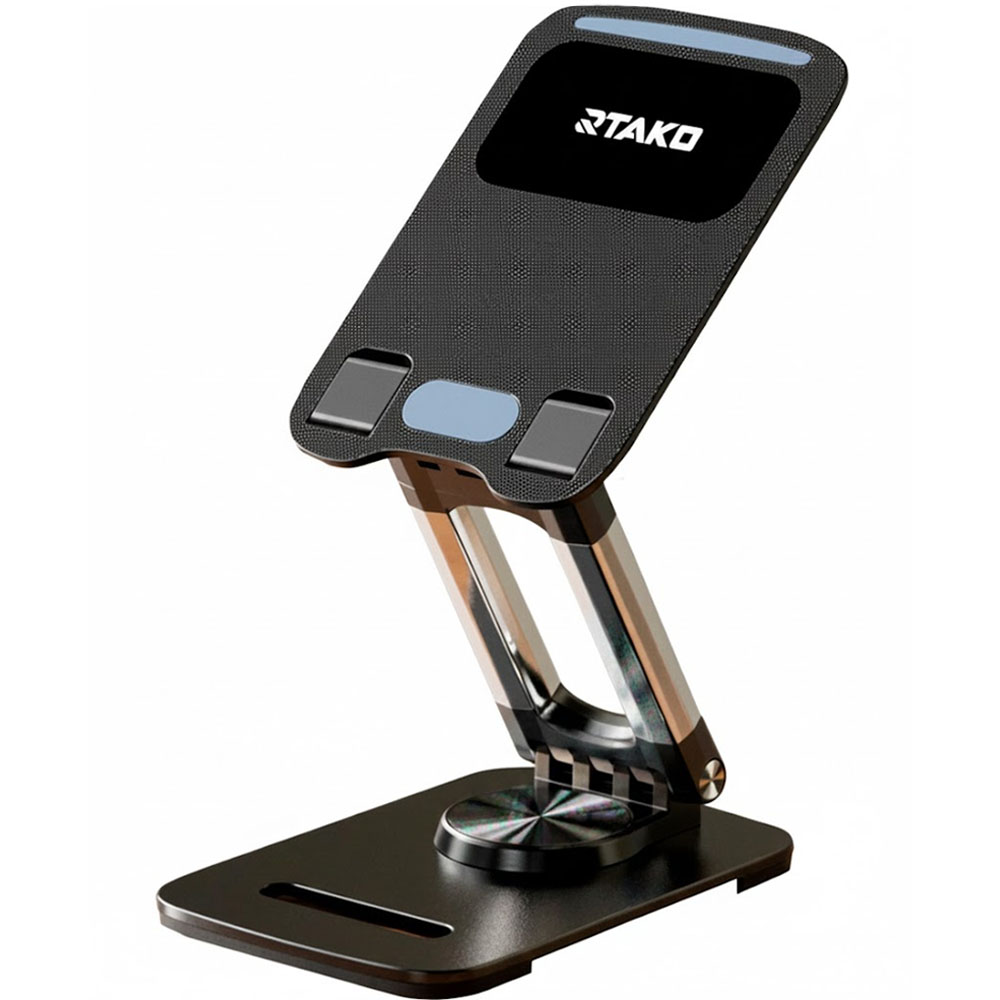 Soporte Smartphone/ Tablet Rtako ZJ-P01 Rotating Stand - Black