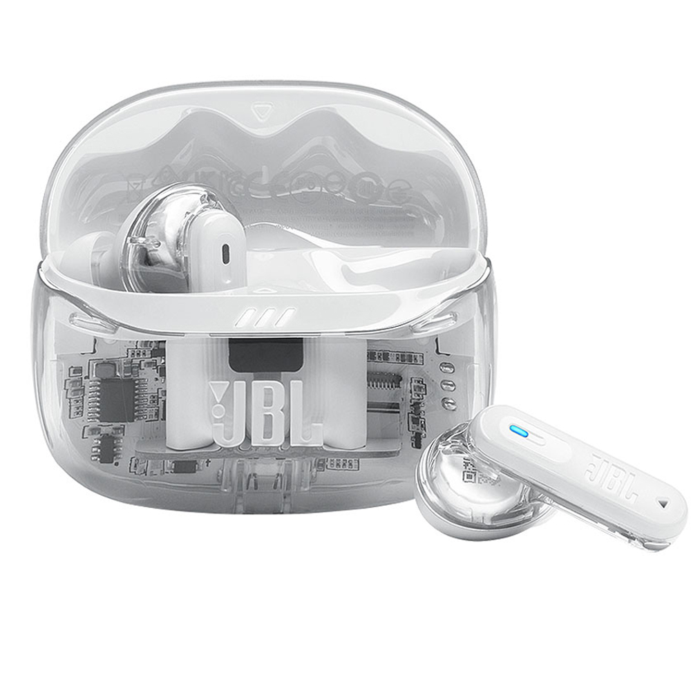 Auricular JBL Bluetooth Tune Beam 2- Ghost White