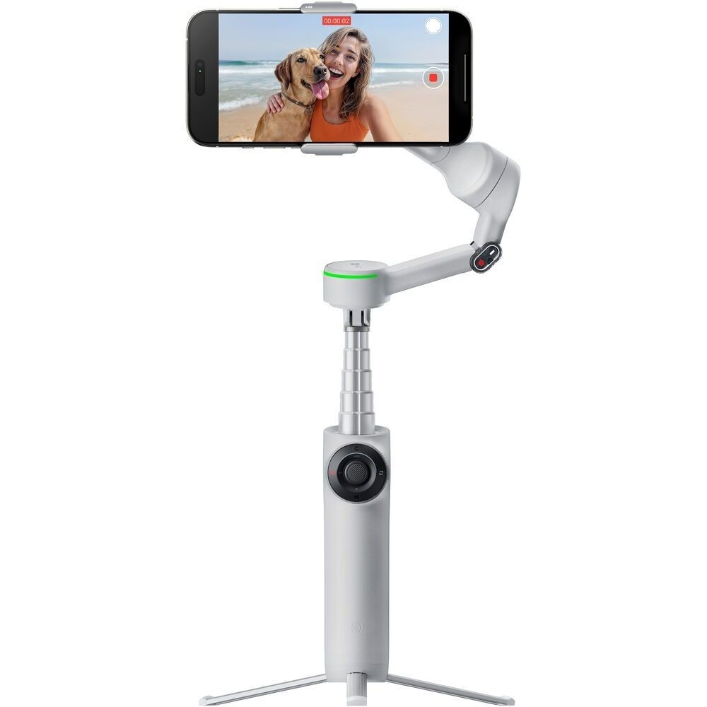 Estabilizador Insta360 CINSABQ Flow 2 AI Tracker Kit- White