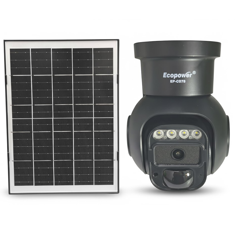 Camara IP Ecopower EP-C078 4MP/4G/Wi-Fi/Solar