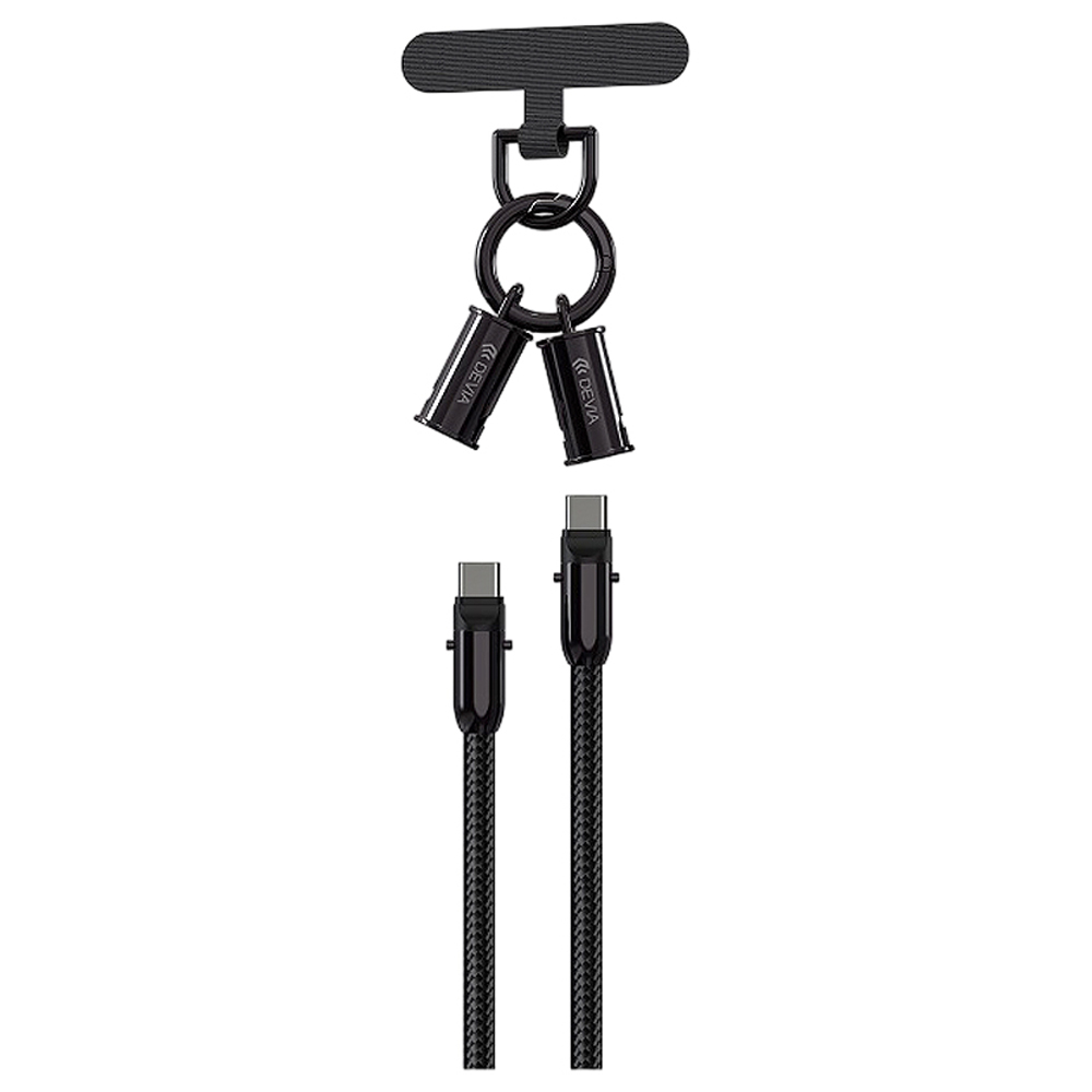 Cablea Correa Devia EC657 USB-C A USB-C 60W 0.3M - Black