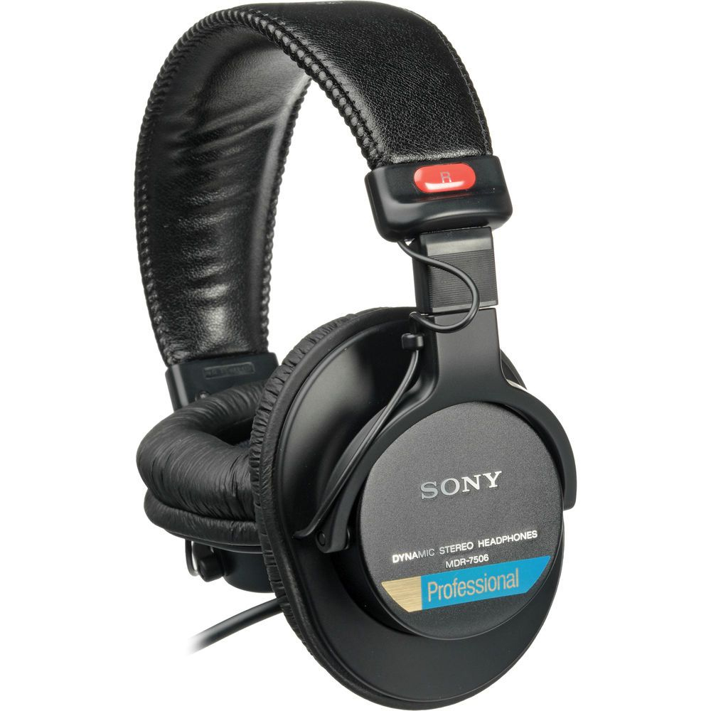Auricular Sony MDR-7506 3.5mm - Black