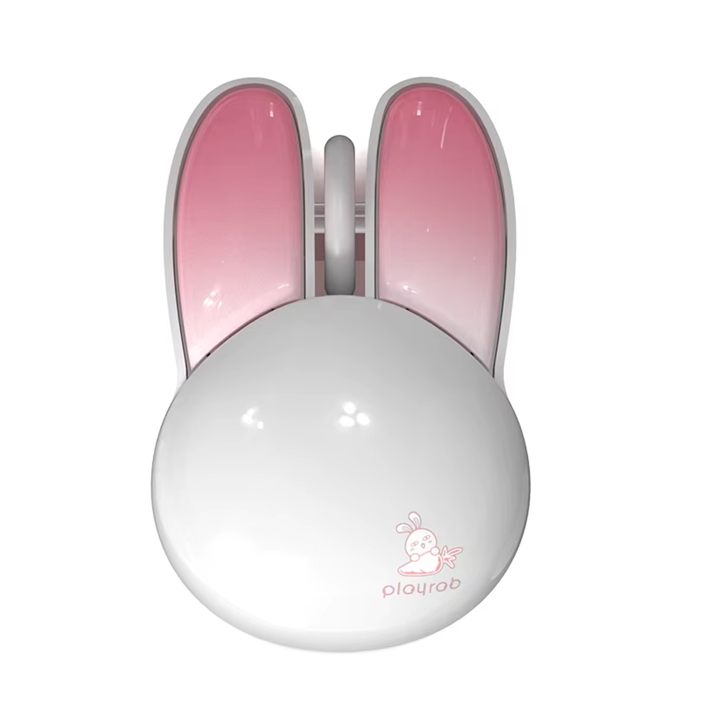 Mouse MZ 061 M6DM- Rosa/Blanco