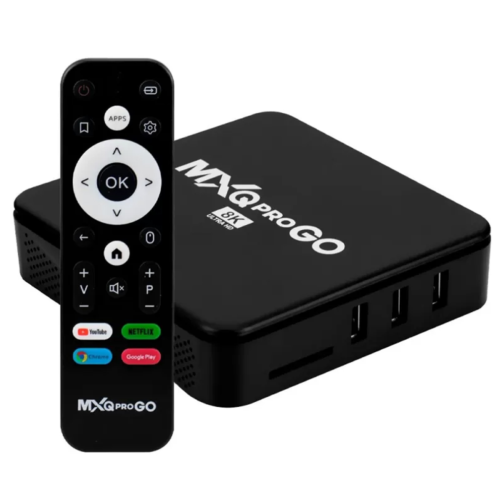 Receptor Tv Box MXQ Pro 64/256GB 8K 5G Magis Tv- Black