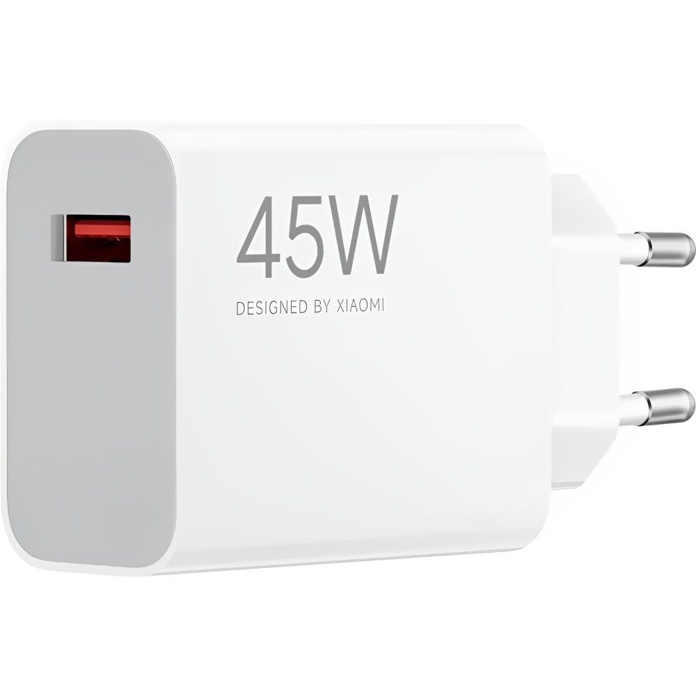 Cargador Xiaomi Fuente Turbo Power USB-A 45W MDY-17EF BHR07SLEU - White