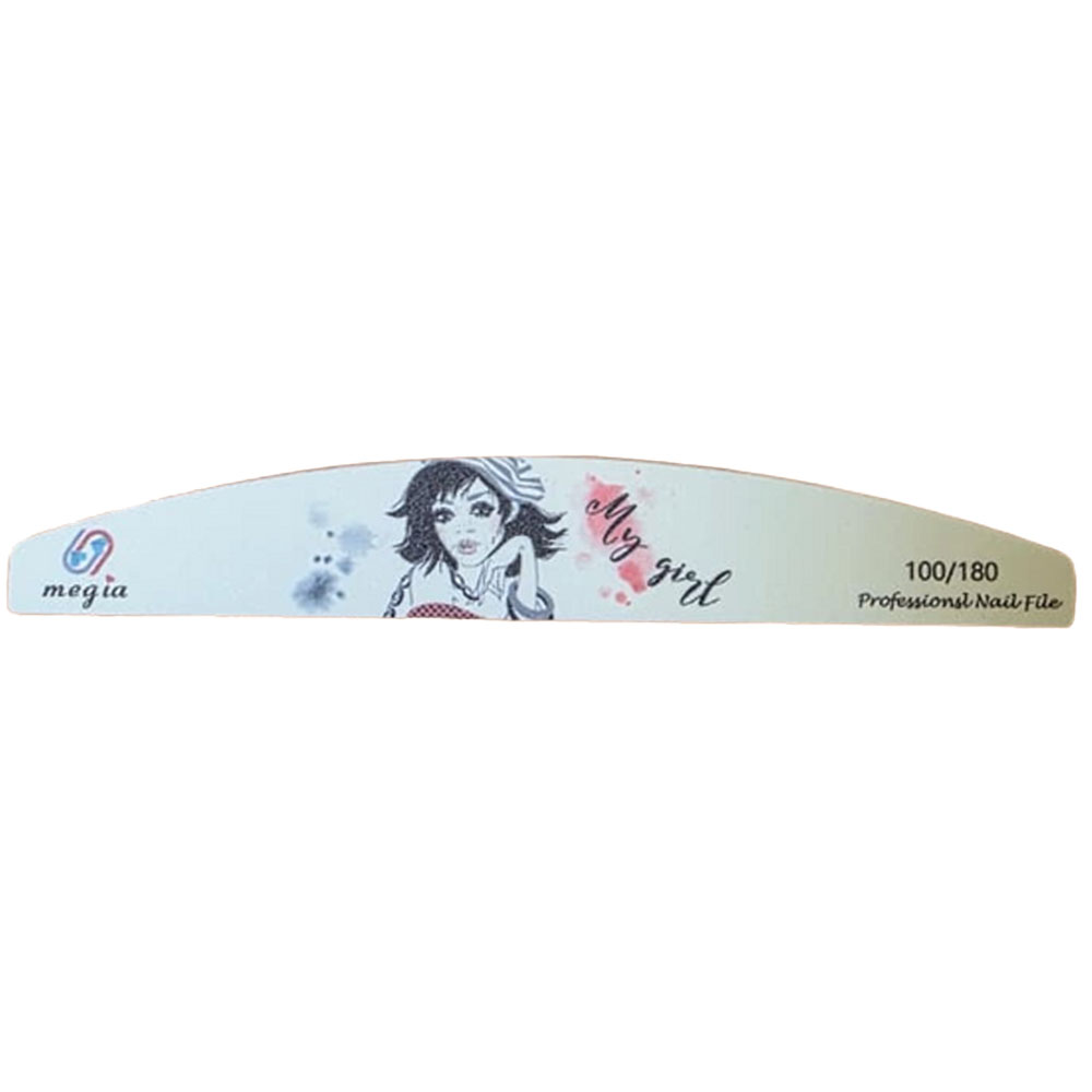 Lija de Uñas My Girl MZ-164 - Rosa/Blanco