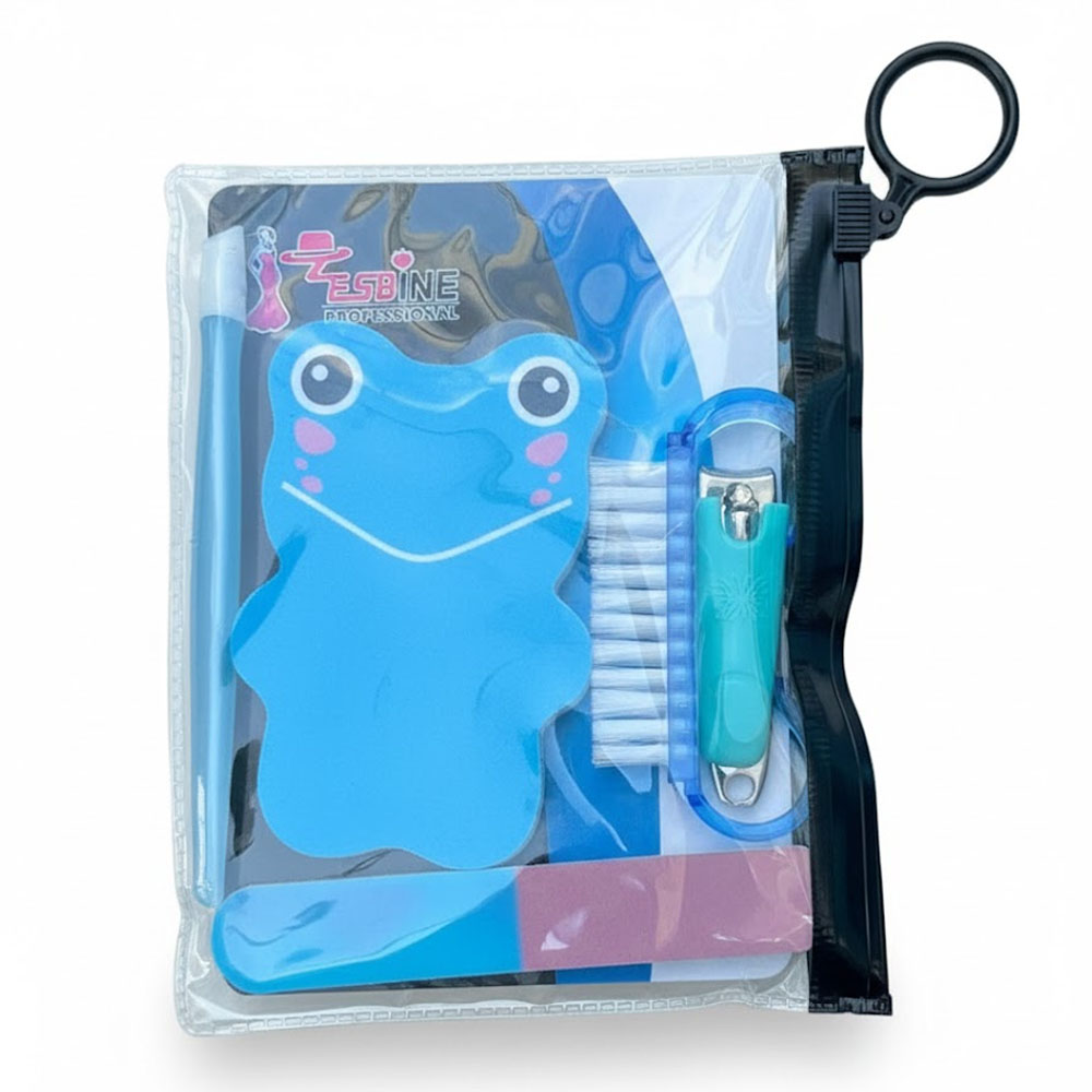 Kit Esbine Lijas de Uñas Rana MZ 168 - Azul