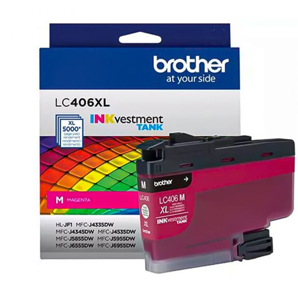 Tinta Brother LC406XL M Magneta (MFC-J6955)