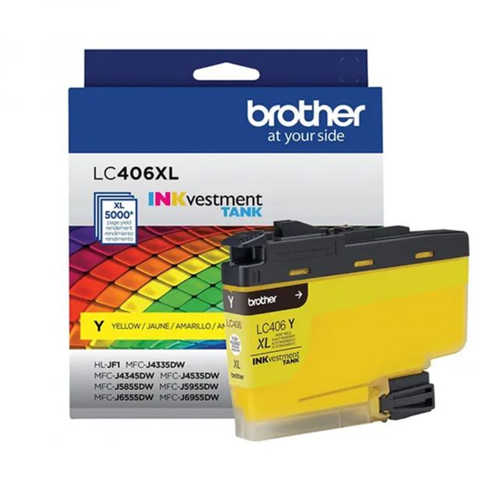 Tinta Brother LC406XL Y Yellow (MFC-J6955)
