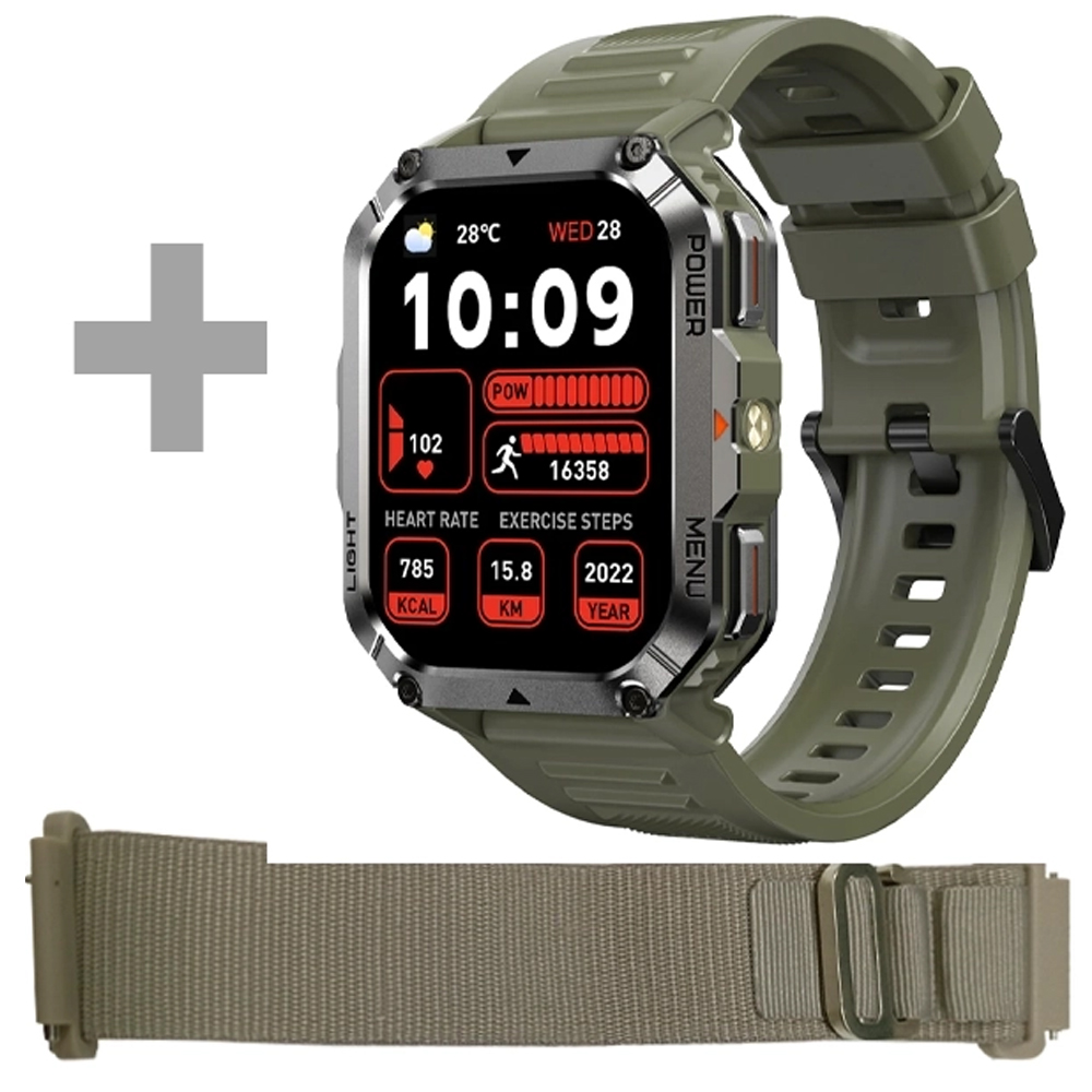 Reloj Smart Blackview W70 - Green (+ Pulsera Extra)