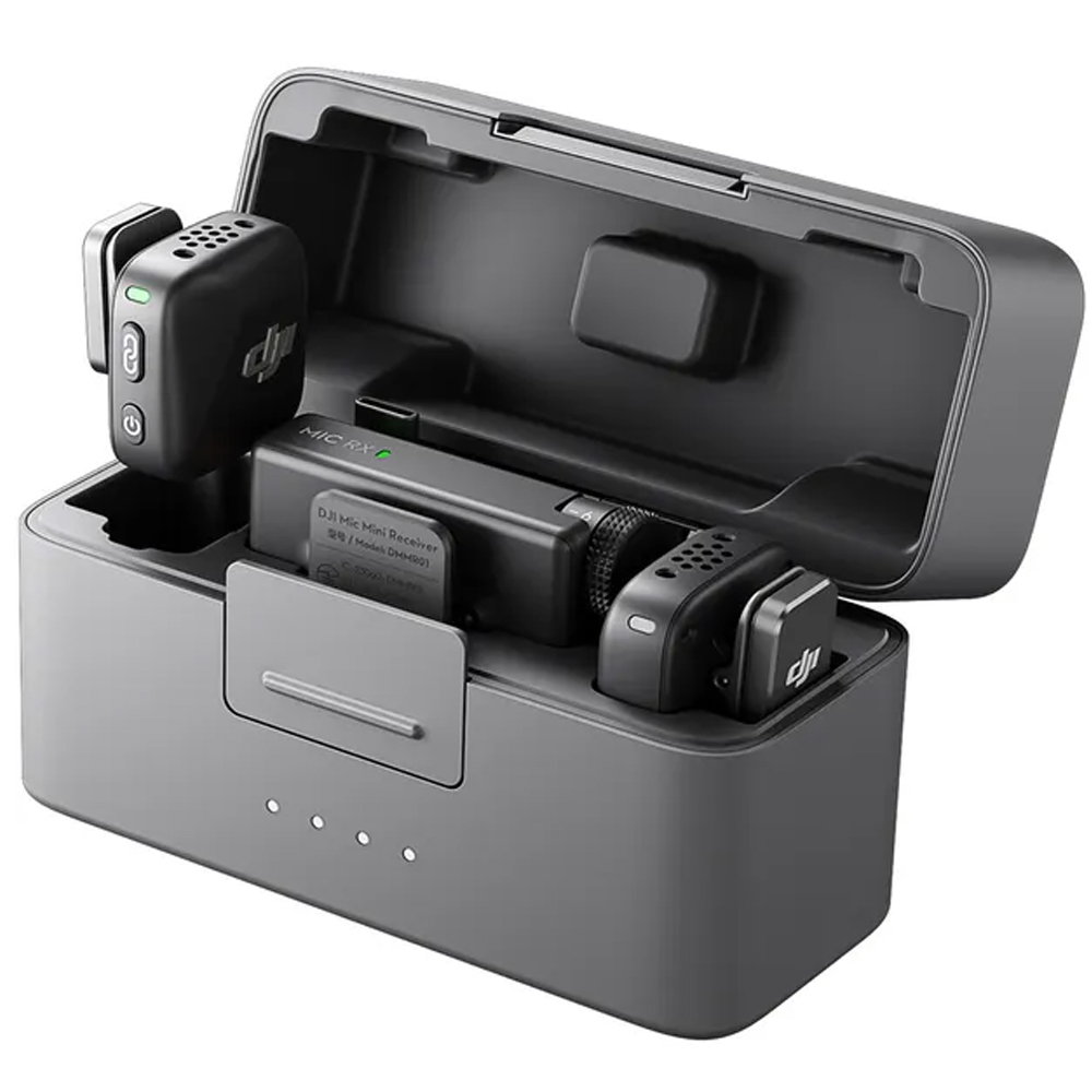 Microfono DJI Mic 3 (2 TX + 1 RX + Charging Case)