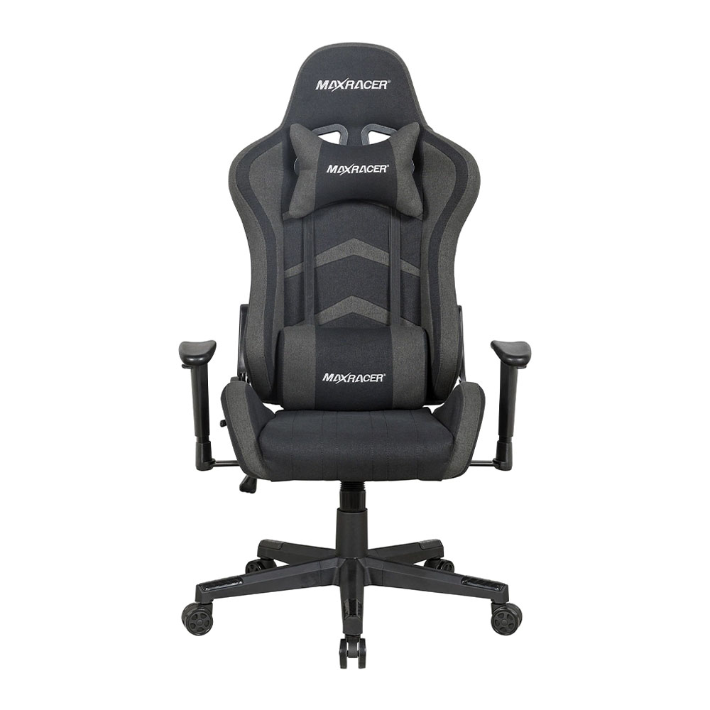 Sillón Gamer Max Racer Aggressive de Tejido AGG-6-TCDO - Black