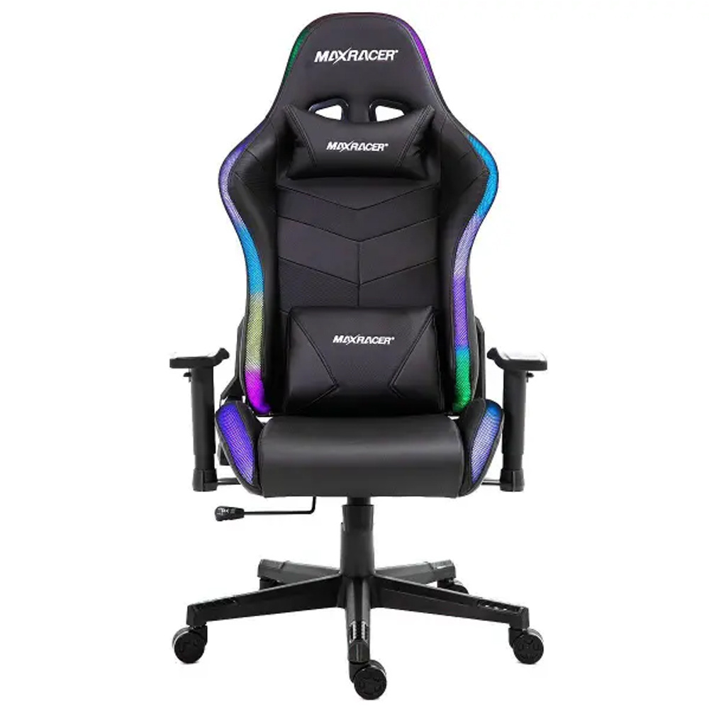 Sillon Gamer Max Racer Kroma KRM-06-Wi-Fi LED RGB - Black