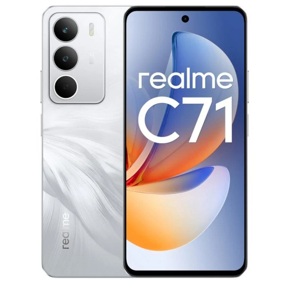 Smartphone Realme C71 RMX5303 DS LTE NFC 6.67" 4/256GB MX 45W - White