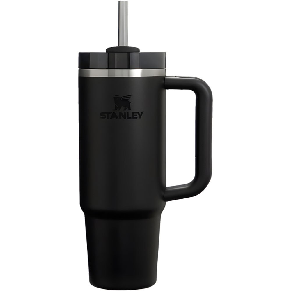 Vaso Stanley Flowstate Quencher H2.0 Tumbler con Pajita 887mL - Negro 2.0