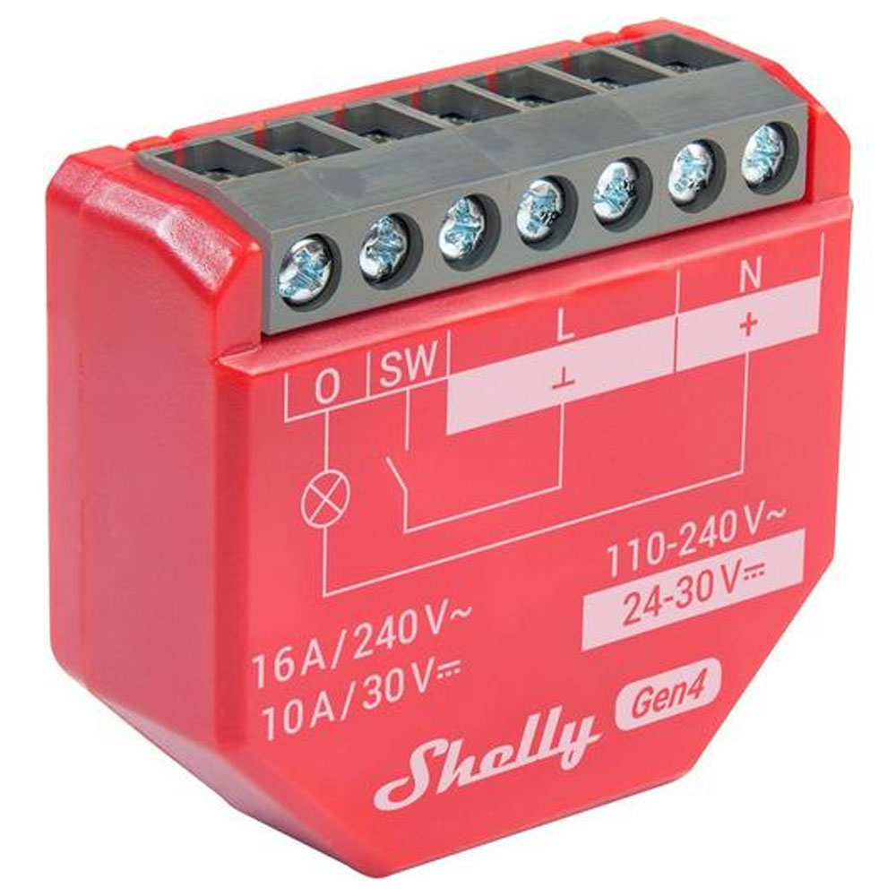 Interruptor Smart Shelly Gen4 1PM 10A 110-240V FG3800238070717