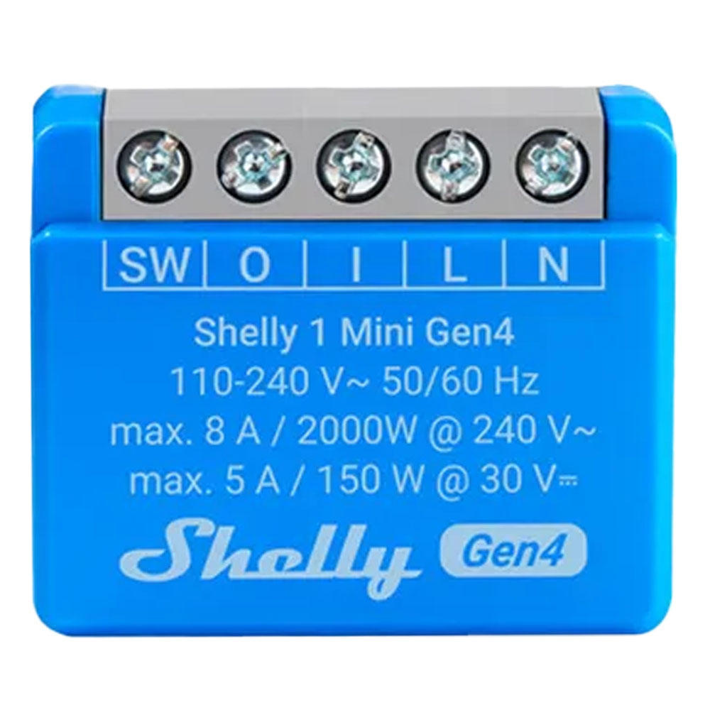 Interruptor Smart Shelly Gen4 Mini 8A 110-240V FG3800238070786